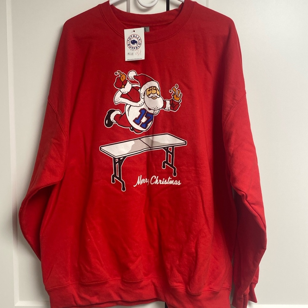 Bills Mafia Allen Christmas Crew Sweatshirt